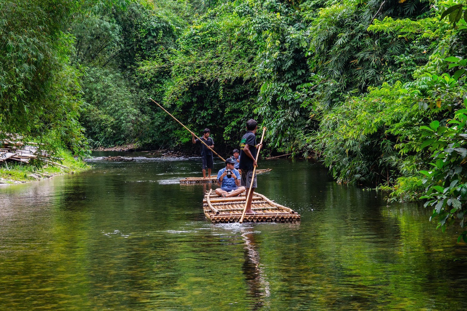 Bamboo Rafting
